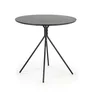 Masă rotundă Fondi, design compact și elegant, PAL, 80x75 cm, negru picture - 3