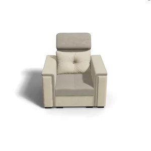 Fotoliu Paris tapițat cu stofă, cu saltea din spumă poliuretanică, 920x800 cm, culoare personalizabilă