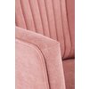 Fotoliu Delgado, Tapițat Cu Catifea, Lemn Masiv, 75x70x70 cm, Roz picture - 4