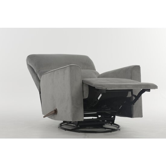 Fotoliu LEONA cu  Recliner rotativ basculant Culoare Gri picture - 2