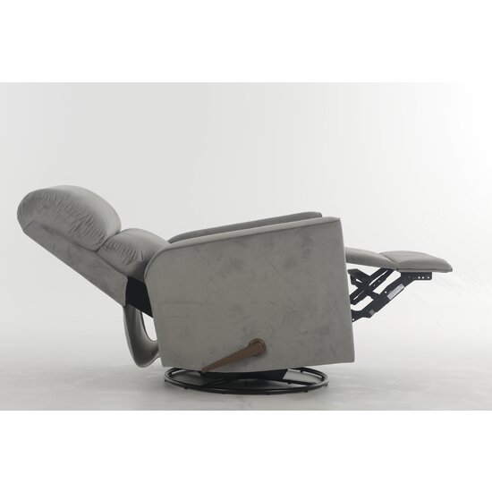 Fotoliu LEONA cu  Recliner rotativ basculant Culoare Gri picture - 4
