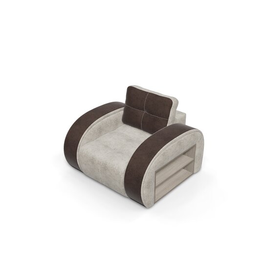 Fotoliu Madrid cu tapițerie din stofă și saltea HR, cadru din lemn, 940x950 cm, culoare personalizabilă picture - 2