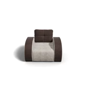 Fotoliu Madrid cu tapițerie din stofă și saltea HR, cadru din lemn, 940x950 cm, culoare personalizabilă