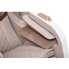 Fotoliu masaj gravitație zero crem/alb, funcție încălzire, bluetooth, role picioare, airbag complet picture - 9