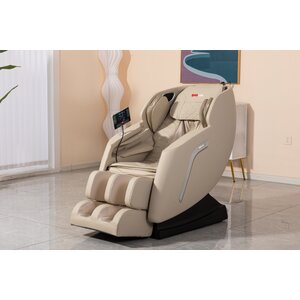 Fotoliu Masaj Crem VD-A002  încălzire, bluetooth, role 3D, airbag corp complet, LED touch, Șină SL-TRACK,