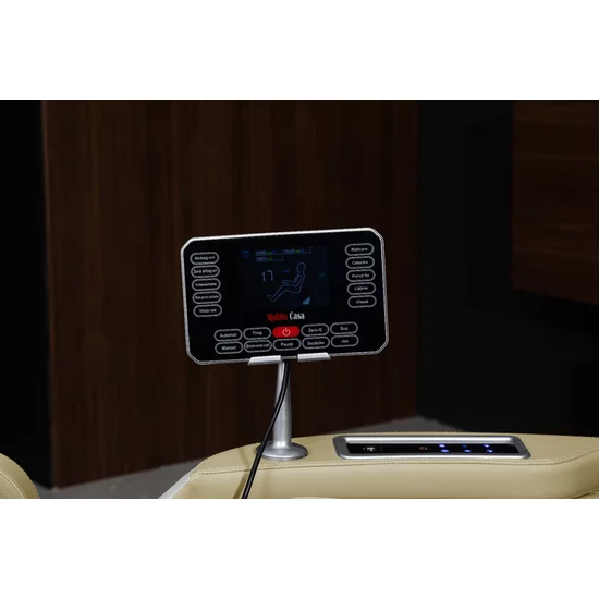 Fotoliu Masaj Crem VD-A002  încălzire, bluetooth, role 3D, airbag corp complet, LED touch, Șină SL-TRACK, picture - 8