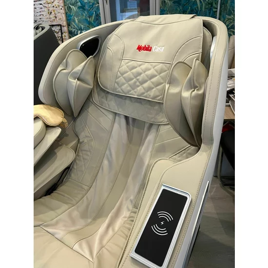 Fotoliu Masaj Crem VD-A002  încălzire, bluetooth, role 3D, airbag corp complet, LED touch, Șină SL-TRACK, picture - 11