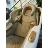 Fotoliu masaj gravitație zero alb, funcție încălzire, bluetooth, role picioare, airbag complet picture - 20