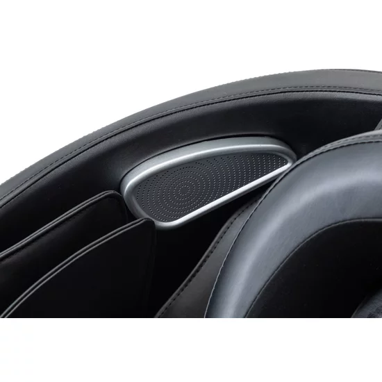 Fotoliu masaj gravitație zero gri, încălzire, bluetooth, role picioare, airbag corp complet, LED touch picture - 6