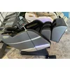 Fotoliu masaj gravitație zero gri, încălzire, bluetooth, role picioare, airbag corp complet, LED touch picture - 17