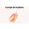 Fotoliu masaj gravitație zero gri, încălzire, bluetooth, role picioare, airbag corp complet, LED touch picture - 25
