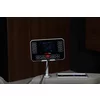 Fotoliu masaj gri cu încălzire, bluetooth role 3D, airbag corp complet, LED touch, Șină SL-TRACK picture - 7