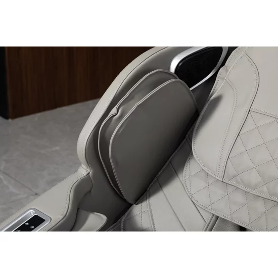 Fotoliu masaj gri cu încălzire, bluetooth role 3D, airbag corp complet, LED touch, Șină SL-TRACK picture - 13