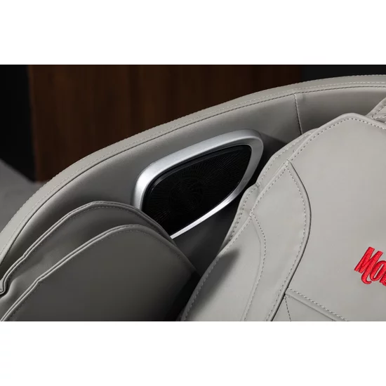 Fotoliu masaj gri cu încălzire, bluetooth role 3D, airbag corp complet, LED touch, Șină SL-TRACK picture - 17