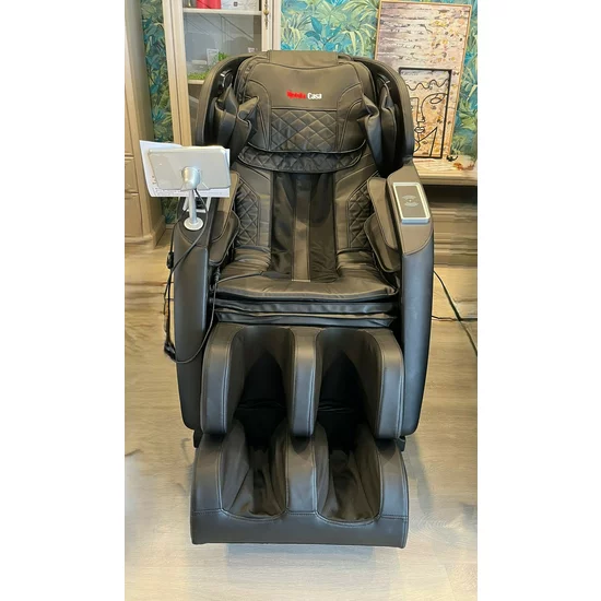 Fotoliu Masaj Negru VD-A002 încălzire, bluetooth, role 3D, airbag corp complet, LED touch, Șină SL-TRACK, picture - 10