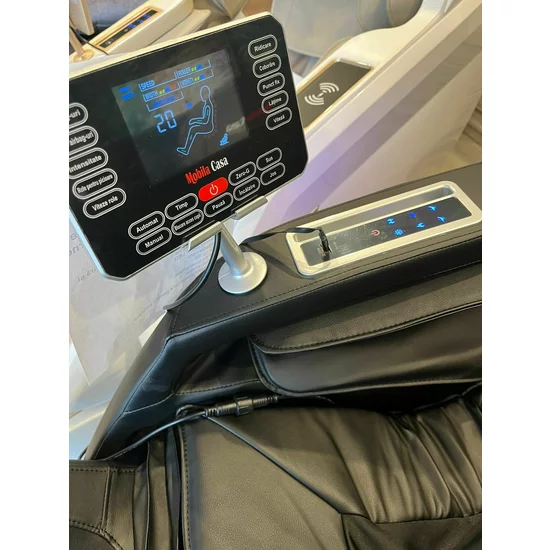 Fotoliu Masaj Negru VD-A002 încălzire, bluetooth, role 3D, airbag corp complet, LED touch, Șină SL-TRACK, picture - 11