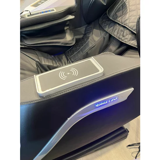 Fotoliu Masaj Negru VD-A002 încălzire, bluetooth, role 3D, airbag corp complet, LED touch, Șină SL-TRACK, picture - 12