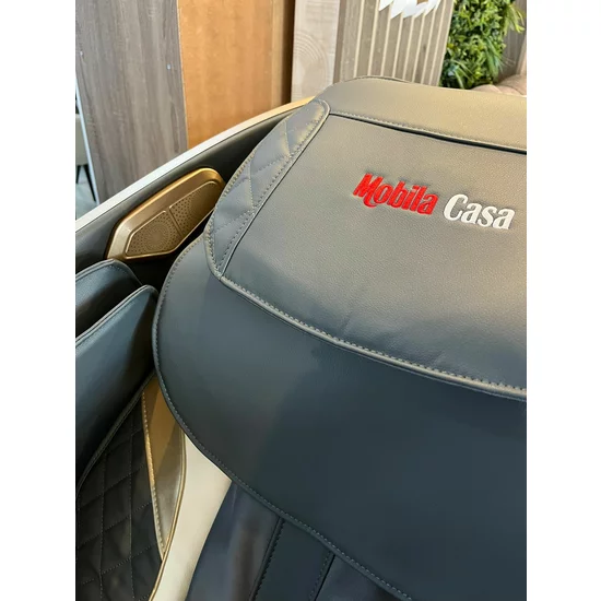 Fotoliu masaj cu functie vocala, încălzire, bluetooth, 6 brate mecanice cu role 3D, airbag corp complet, LED touch, Șină SL lungă picture - 23