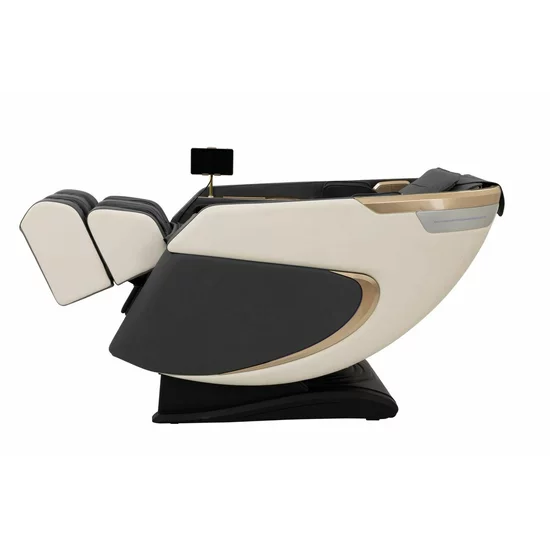 Fotoliu masaj cu functie vocala, încălzire, bluetooth, 6 brate mecanice cu role 3D, airbag corp complet, LED touch, Șină SL lungă picture - 27