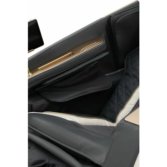 Fotoliu masaj cu functie vocala, încălzire, bluetooth, 6 brate mecanice cu role 3D, airbag corp complet, LED touch, Șină SL lungă picture - 32