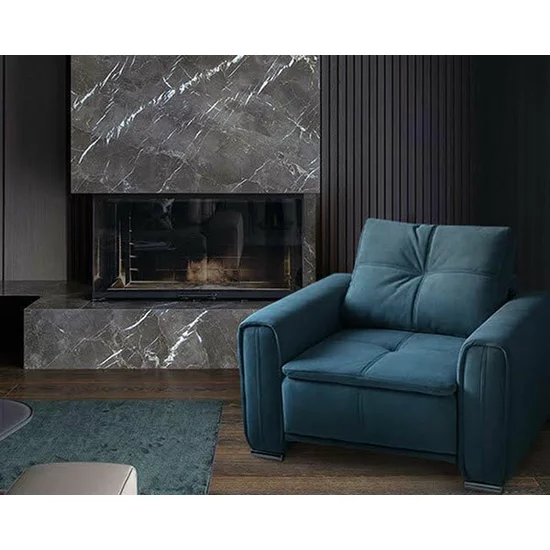 Fotoliu Philadelphia, design ergonomic, structură lemn masiv + spumă poliuretanică, 100x104 cm, personalizabil picture - 2