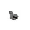 Fotoliu recliner Ares, mecanism electric, design ergonomic, suport picioare, structură lemn masiv + tapițerie catifea, 68x89x110 cm, gri picture - 5