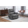 Fotoliu Recliner Manual Dumas Culoare Gri picture - 2