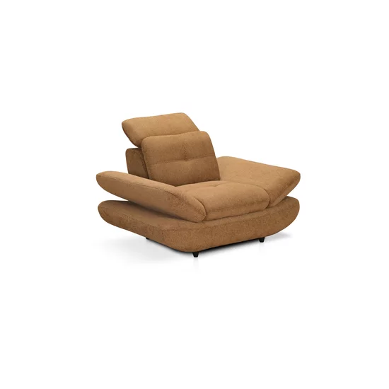 Fotoliu Strategos, spătar reglabil, cadru lemn și poliuretan, 128x118x83-100 cm, personalizabil, diverse culori picture - 3