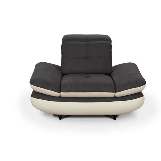 Fotoliu Stratus, spătar reglabil, cadru lemn și poliuretan, 128x118x83-100 cm, personalizabil, diverse culori picture - 3