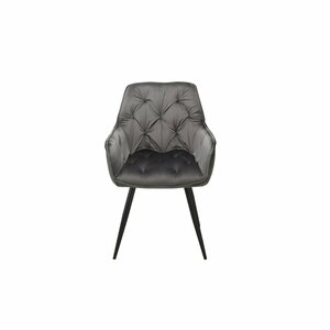 Fotoliu Velvet , stofa catifelata, 50x45x87 cm Grey