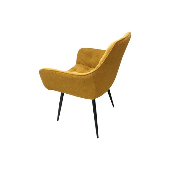 Fotoliu Velvet , stofa Vardo 50x45x87 cm galben picture - 3