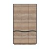 GENEVA Dulap 3D 206,5x118,4 x50 cm Sonoma Trufa/Wenge Magia picture - 1