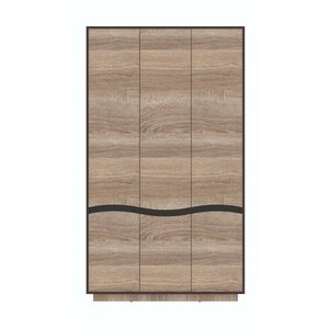GENEVA Dulap 3D 206,5x118,4 x50 cm Sonoma Trufa/Wenge Magia