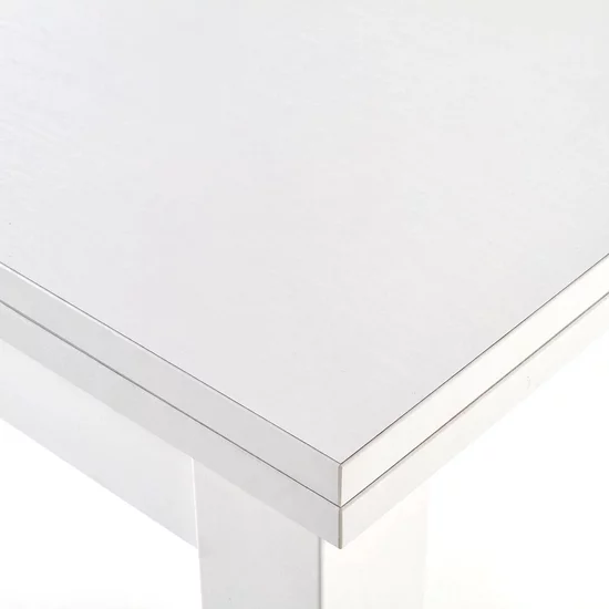 Masă Gracjan extensibilă, blat laminat și picioare MDF, 80-160x80x76 cm, alb picture - 4