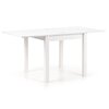 Masă Gracjan extensibilă, blat laminat și picioare MDF, 80-160x80x76 cm, alb picture - 2