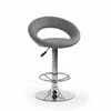Scaun bar H15, design ergonomic, cadru metalic, 54x46x80-102 cm, gri picture - 2