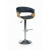 H45 Scaun Bar Culoare: Stejar Deschis / Negru picture - 1