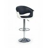 H46 Scaun Bar Culoare: Alb / Negru 60/46/93 - 115 cm picture - 2