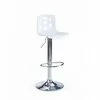 Scaun bar H48, minimalist și compact, structură metalică, 37x36x83 cm, alb picture - 1