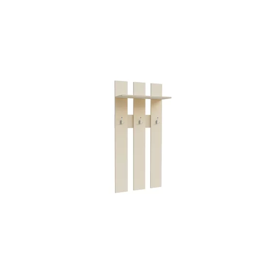 Hol Nika Satin 120, mobilier hol cu spații multiple de depozitare, placă cuier inclusă, PAL melaminat, 120x220x45 cm, Satin picture - 2