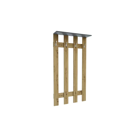 Hol Stephani, design modern, spațiu depozitare optimizat, structură PAL melaminat + MDF, 120x135 cm, Antracit picture - 3