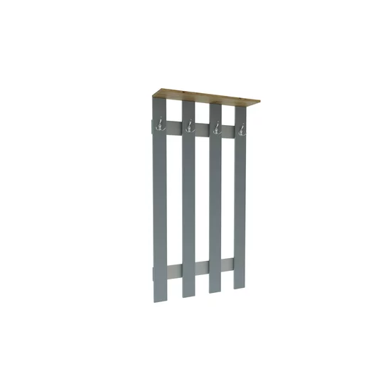 Hol Stephani, design modern, spațiu depozitare optimizat, structură PAL melaminat + MDF, 120x135 cm, Antracit picture - 8