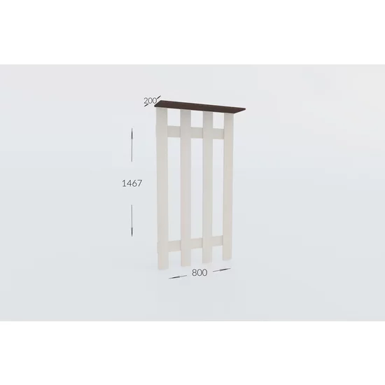 Hol Stephani, design modern, spațiu depozitare optimizat, structură PAL melaminat + MDF, 120x135 cm, Antracit picture - 10