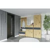 Hol Urban 1, set complet mobilier hol, dulap cu bară, pantofar și comodă cu sertare, PAL melaminat + MDF, 196x150x38 cm, personalizabil picture - 1