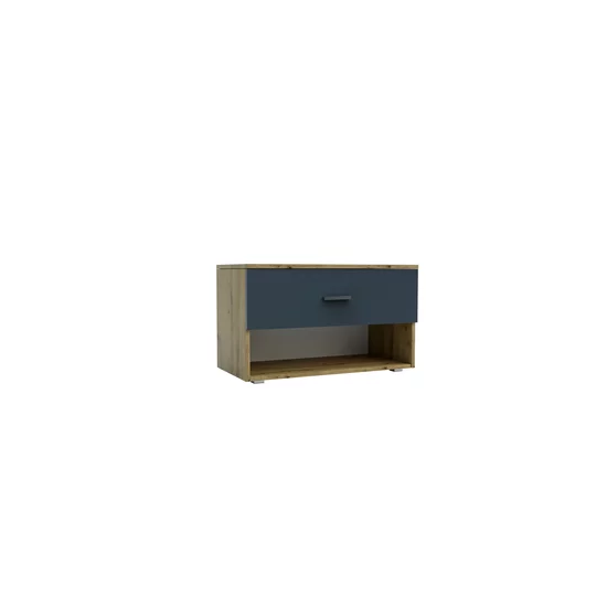 Hol Urban 1, set complet mobilier hol, dulap cu bară, pantofar și comodă cu sertare, PAL melaminat + MDF, 196x150x38 cm, personalizabil picture - 8