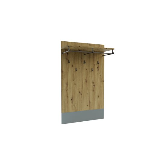 Hol Urban 1, set complet mobilier hol, dulap cu bară, pantofar și comodă cu sertare, PAL melaminat + MDF, 196x150x38 cm, personalizabil picture - 10