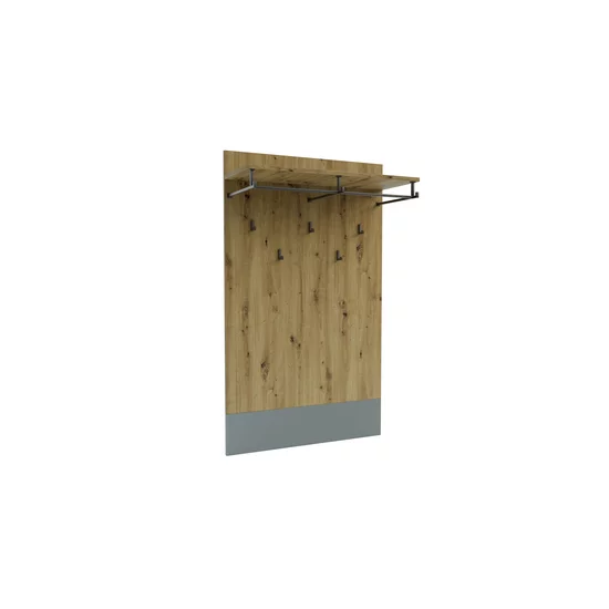 Hol Urban 1, set complet mobilier hol, dulap cu bară, pantofar și comodă cu sertare, PAL melaminat + MDF, 196x150x38 cm, personalizabil picture - 10