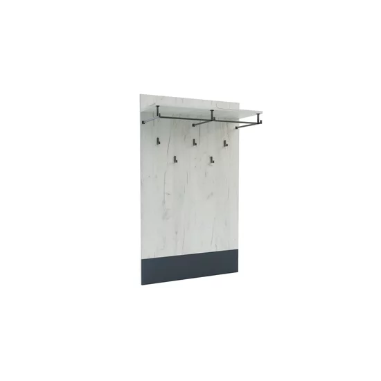 Hol Urban 1, set complet mobilier hol, dulap cu bară, pantofar și comodă cu sertare, PAL melaminat + MDF, 196x150x38 cm, personalizabil picture - 11