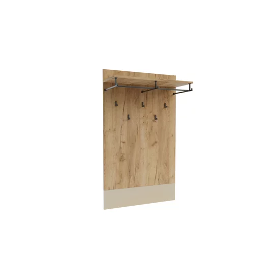 Hol Urban 1, set complet mobilier hol, dulap cu bară, pantofar și comodă cu sertare, PAL melaminat + MDF, 196x150x38 cm, personalizabil picture - 12