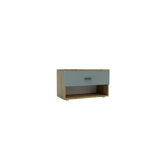 Hol Urban 1, set complet mobilier hol, dulap cu bară, pantofar și comodă cu sertare, PAL melaminat + MDF, 196x150x38 cm, personalizabil picture - 23